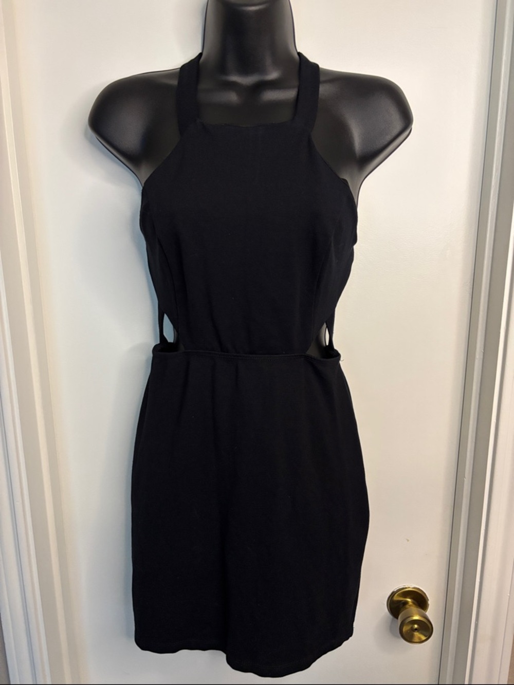 Wet Seal Black Backless Dress